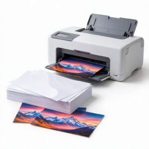 Papel fotográfico para impresoras de inyección 21.5cm x 28cm